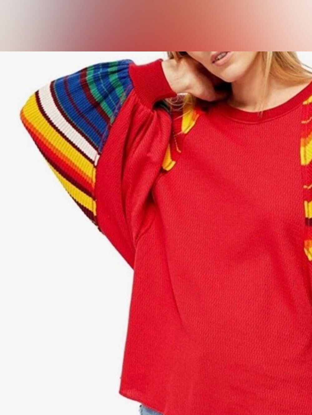 Free People We The Free Rainbow Dreams Top S
